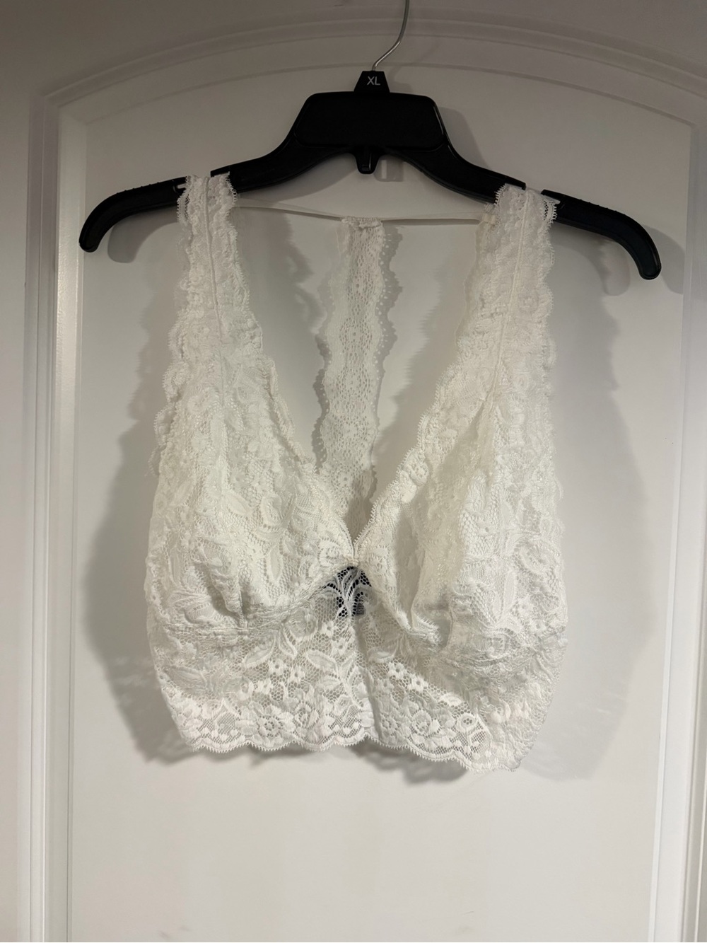 Daytrip White Lace Crop Bralette